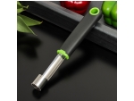 Нож для удаления сердцевины Доляна Lime, 20×2 см, цвет чёрно-зелёный #421896