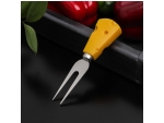 Нож для сыра Доляна Cheese, 13,5 см, цвет жёлтый. #421938