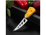 Нож для сыра Доляна Cheese, 15 см, цвет жёлтый #421939