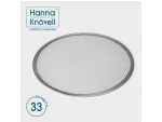 Форма для выпечки пиццы Hanna Knövell, d=33 см, цвет серебряный #422021