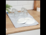 Серый коврик для сушки посуды «Лофт» (38х50 см) #423034