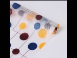 Противоскользящий коврик Color с цветными кругами (30х150 см) #423062