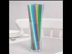 Разноцветные трубочки для напитков с гофрой Fresh - 250 шт. #423113