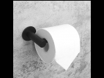 Черный держатель для туалетной бумаги Stölz (16,2х2,5х9,5 см) #424212