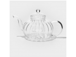 Чайник заварочный со стеклянной крышкой и ситом «Диана. Грация», 1 л #424705