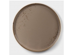 Тарелка фарфоровая с бортиком Magistro «Церера», d=25,5 см, цвет коричневый #424770