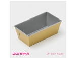 Форма для выпечки Доляна «Джоанна. Хлеб», 21×11,5×7,5 см, антипригарное покрытие, цвет МИКС #425294