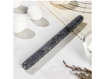 Скалка из мрамора Magistro, 25×2,2 см, цвет чёрный #425531