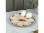 Подставка керамическая для яиц Доляна «Вишнёвое варенье», d=19,5 см #426617