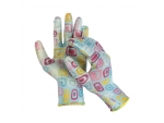 Нейлоновые садовые перчатки с нитриловым полуобливом (размер 9) #426754