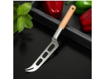 Нож для сыра Доляна «Валдай», нержавеющая сталь, цвет серебряный #427065