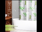 Белая штора для ванны «Дзен» (180х180 см) #427306