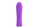 Фиолетовый мини-вибратор Alfreda - 10,2 см. #429943