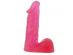 Розовый гелевый фаллоимитатор XSKIN 6 PVC DONG - 15 см. #50507