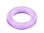 Фиолетовое эрекционное кольцо BASICX TPR COCKRING PURPLE 1INCH #50519