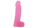 Розовый фаллоимитатор XSKIN 7 PVC DONG TRANSPARENT PINK - 18 см. #51341