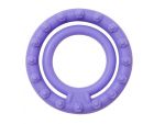 Фиолетовое двойное эрекционное кольцо NEON DOUBLE RING 45MM PURPLE #51360
