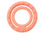 Оранжевое двойное эрекционное кольцо NEON DOUBLE STIMU RING 45MM ORANGE #51361