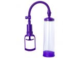 Фиолетовая вакуумная помпа с прозрачной колбой #55423