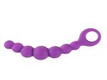 Фиолетовая анальная цепочка Bubble-Chain - 15 см. #55508