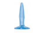Маленькая голубая анальная пробка Mini Butt Plug - 10,8 см. #55717