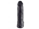 Чёрный фаллоимитатор-гигант 12" Cock with Balls - 30,5 см. #55827