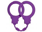 Фиолетовые силиконовые наручники Stretchy Cuffs Purple #57252