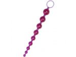Фиолетовая анальная цепочка Hunger Anal Love Chain - 24 см. #58134