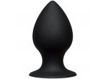 Малая чёрная анальная пробка Kink Ace Silicone Plug 3" - 8,26 см. #58521
