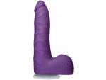 Фиолетовый фаллоимитатор на присоске Revolution 7" Slim Realistic W/Balls - 17,78 см. #58538