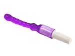 Светло-фиолетовый анальный стимулятор с вибрацией - 23,5 см. #60545