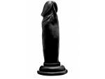 Чёрный фаллоимитатор Realistic Cock 6" - 15 см. #61108