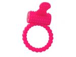 Розовое силиконовое виброкольцо A-toys #61780