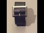 Чёрный браслет с квадратной пряжкой #62538