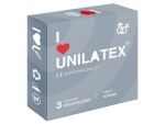 Презервативы с рёбрами Unilatex Ribbed - 3 шт. #63105