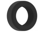 Чёрное эрекционное кольцо Cockring No.39  #64541