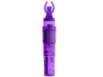 Фиолетовый клиторальный стимулятор-ракета с мишкой GOOD VIBES BEAR VIBRATOR #64891
