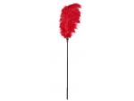 Стек с большим красным пером Large Feather Tickler - 65 см. #65316