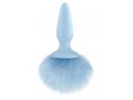 Голубая анальная пробка с голубым хвостиком Bunny Tails Blue #66965