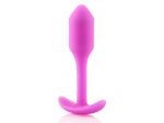Розовая пробка для ношения B-vibe Snug Plug 1 - 9,4 см. #67794