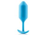 Голубая пробка для ношения B-vibe Snug Plug 3 - 12,7 см. #67798