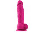 Ярко-розовый фаллоимитатор на присоске ColourSoft 5" Soft Dildo - 17,8 см. #67879