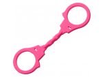 Розовые силиконовые наручники 4 Play #73274