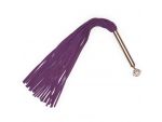Фиолетовая плеть Cherished Collection Suede Flogger - 63,5 см. #73438