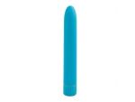 Голубой вибромассажер Climax Smooth 7" Vibe - 17,8 см. #74556
