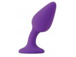 Фиолетовая гибкая анальная пробка INYA Queen - 11,9 см. #74608
