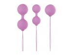Набор розовых вагинальных шариков Luxe O' Weighted Kegel Balls #74614