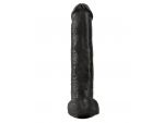 Чёрный фаллоимитатор-гигант 15" Cock with Balls - 40,6 см. #74678