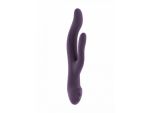 Фиолетовый вибратор Keira с клиторальным отростком - 21,3 см. #80167