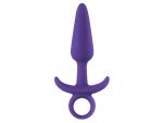 Фиолетовая анальная пробка с держателем INYA Prince Small - 11,4 см. #80923